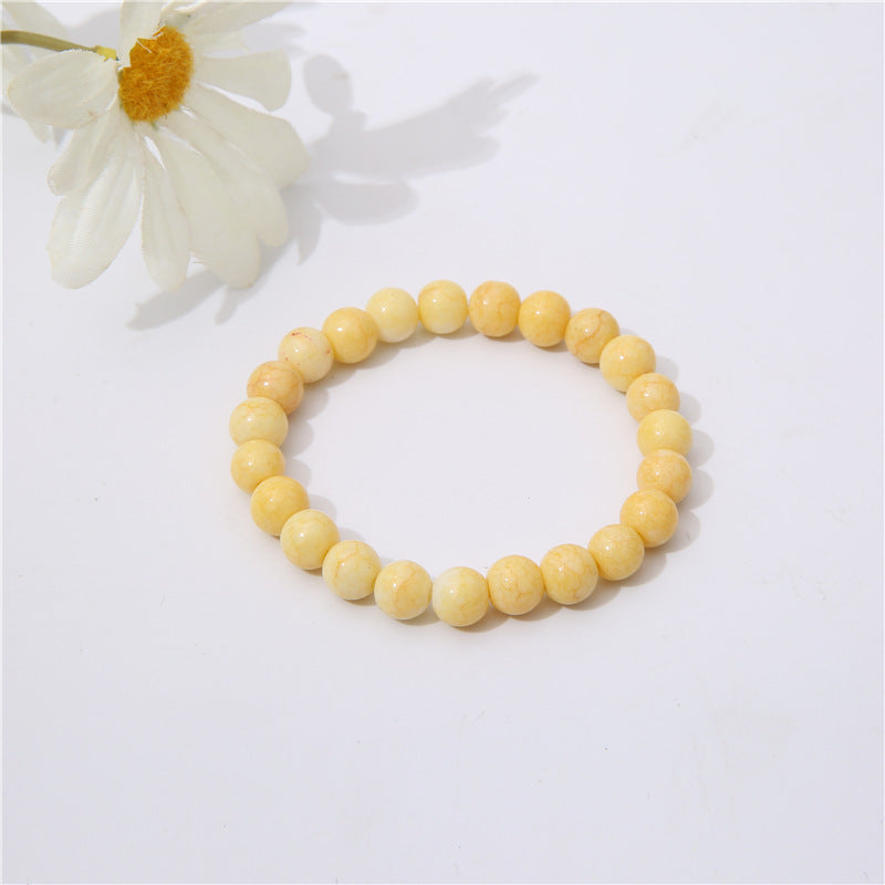 Broken Glass Beaded Female Finger Soft Beads Bracelets