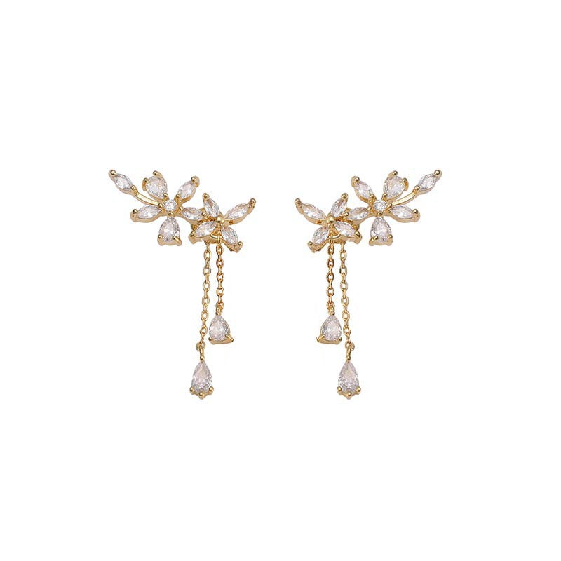 Fairy One-piece Mosquito Coil Female Sweet Tassel Earrings
