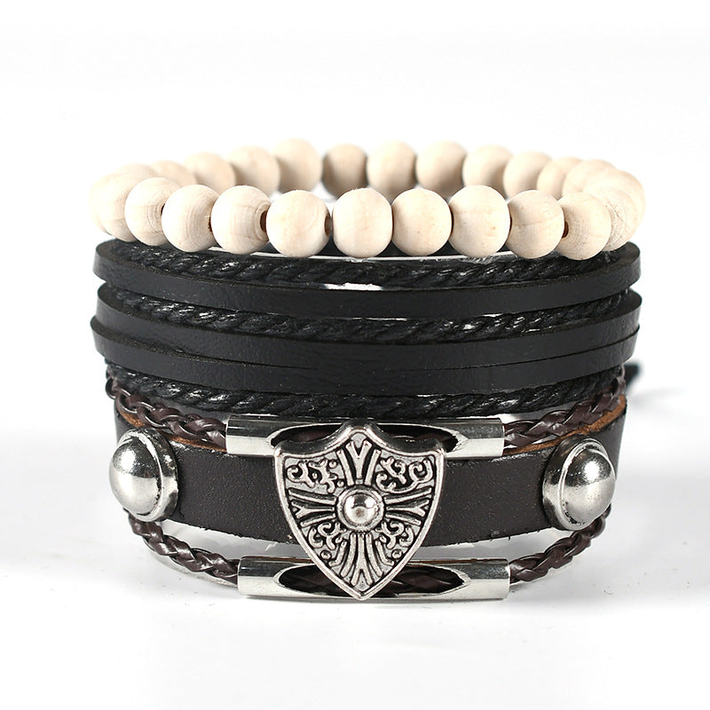 Fashion Wristband Charm Eye Leather Suit Bracelets