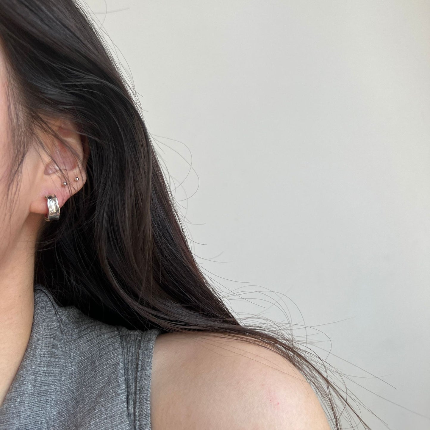 Sier Metal Ear Cuff Cold Style Personalized Simple Design Rings