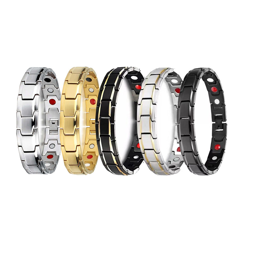 Women's & Men's Leaf Inlaid Rhinestone Outdoor Fashion Detachable Bracelet