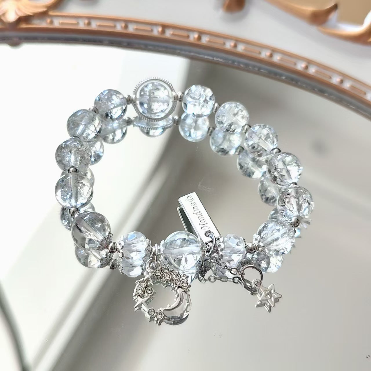 Moon Purple Glazed Female Design Sweet Cool Wind High Sense Bracelet
