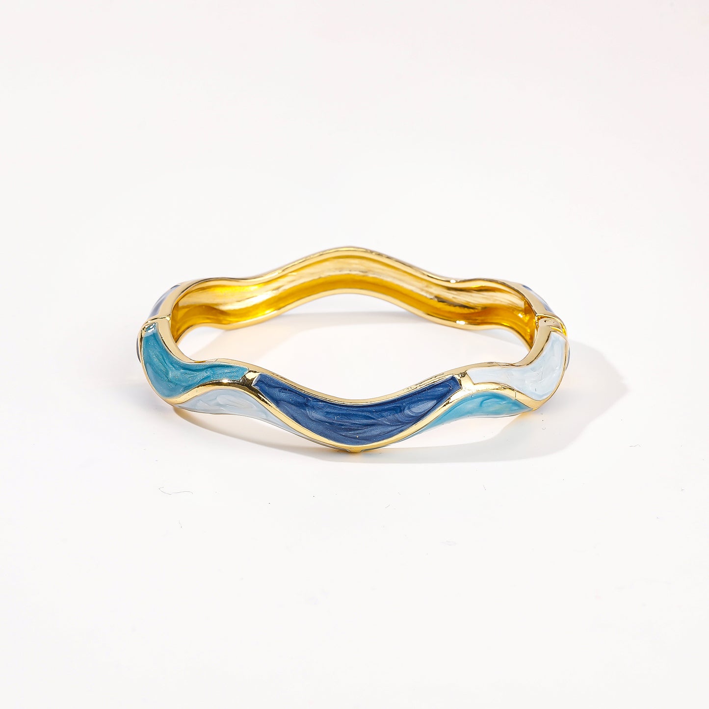 Oval Brushed Open Adjustable Fashionable Temperament Mild Luxury Retro Personalized Bracelet
