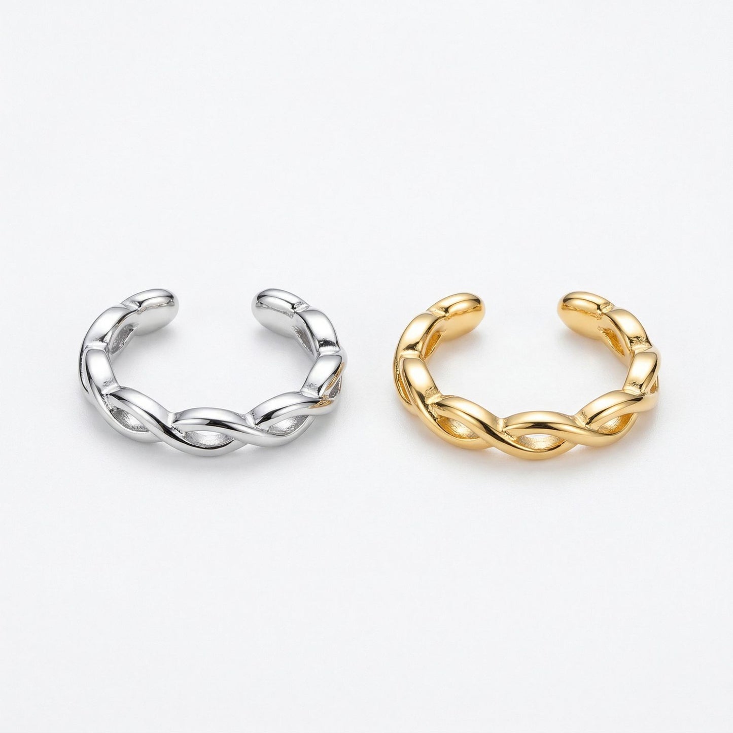 Copper Micro Inlaid Zircon Shaped Exquisite Versatile Without Ear Clip