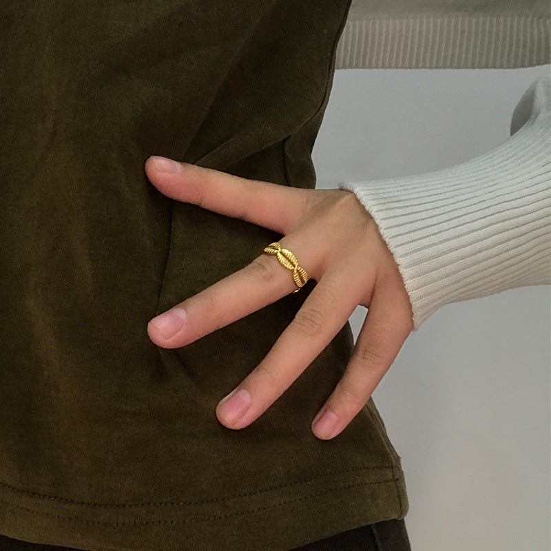 Women's & Men's Open Stainless Steel Shell For Trendy Rings