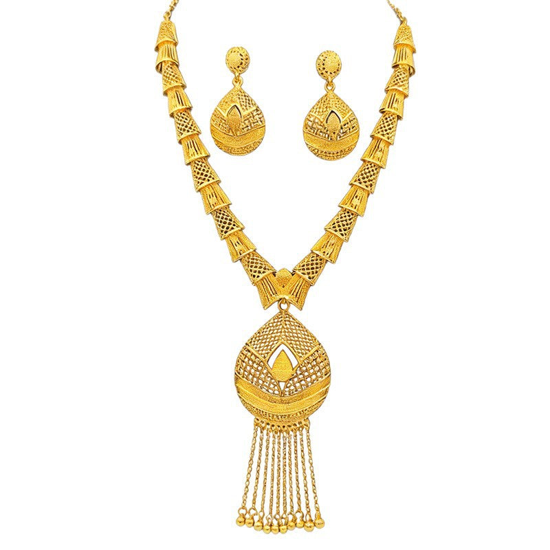 Gold Shop Chinese Bride Wedding High Jewelry Set
