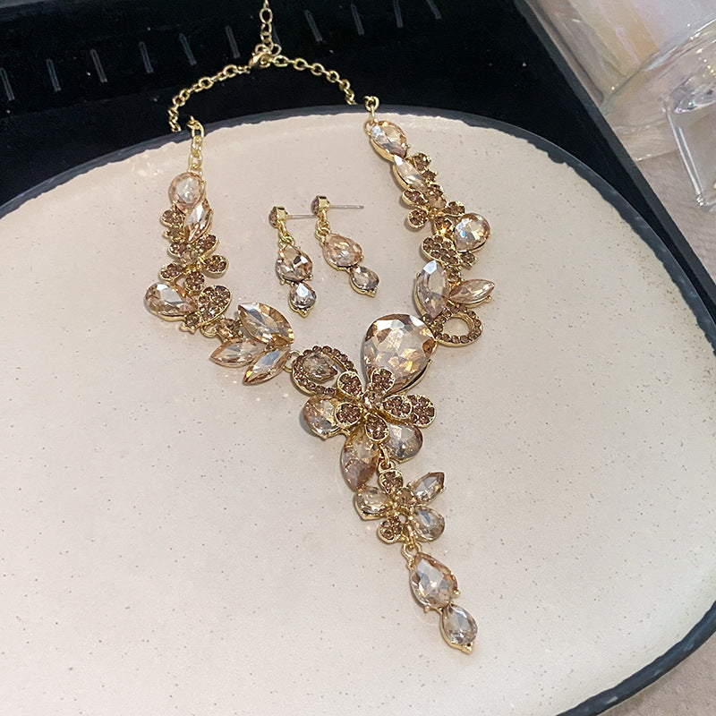 Women's Drop Fashionable Exquisite Versatile Elegant Light Luxury Jewelry Set