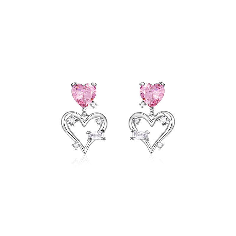 Women's Zircon For Light Luxury Minority High-grade Earrings