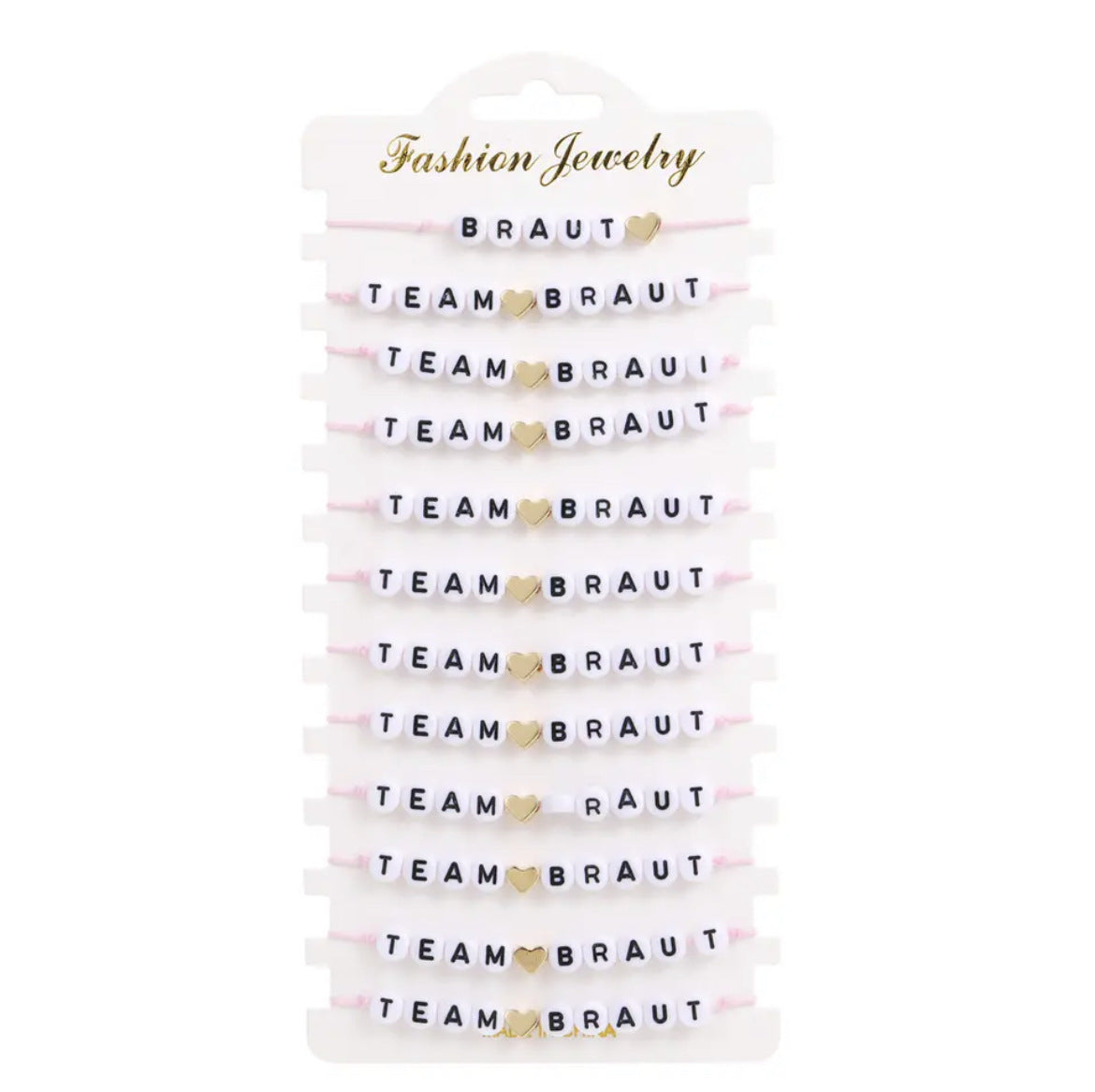 Bride Bridesmaid Letter Party Simple Letters Bracelet