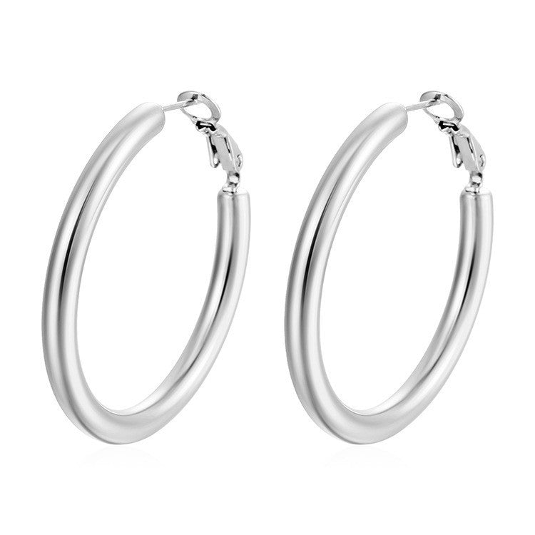 Women's Style Round Simple Trendy Niche Design Unique Graceful Earrings