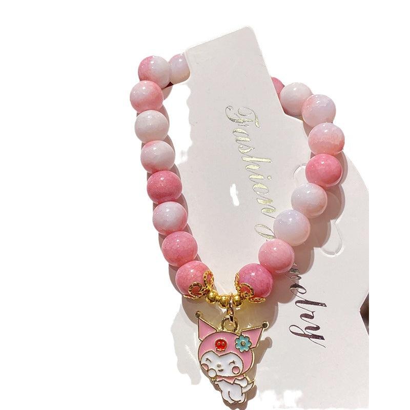 Clow en mélamine pour femmes, cadeau mignon en céramique pour bracelets