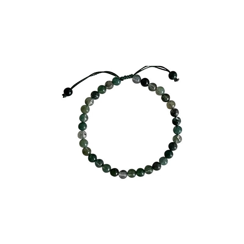 Agate Hand-woven Drawstring Female Light Luxury Bracelets