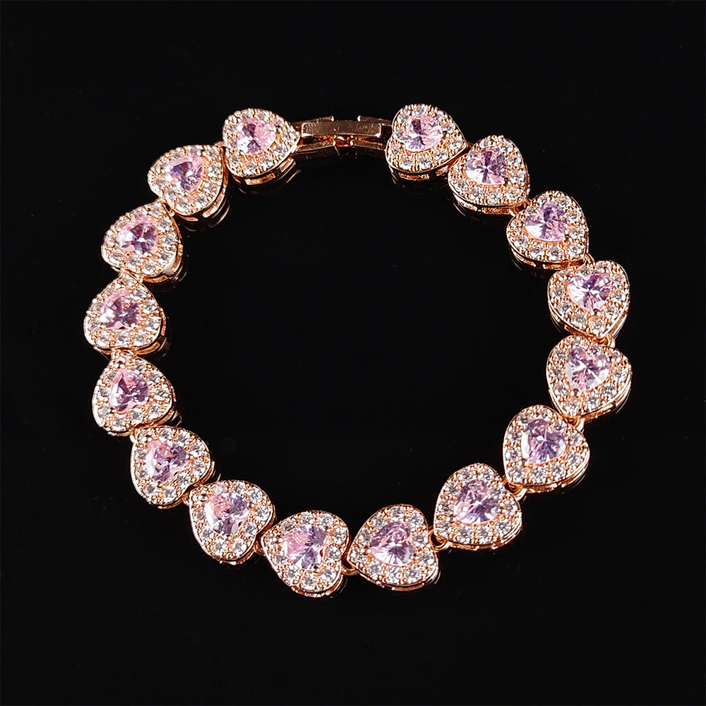 Women's Popular Full Rhinestone Design Niche Bracelets