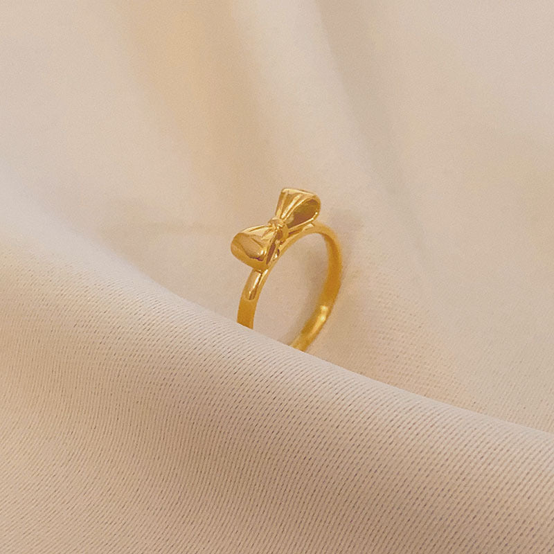 Women's Simple Design Fashion Titanium Steel No Fading Index Rings