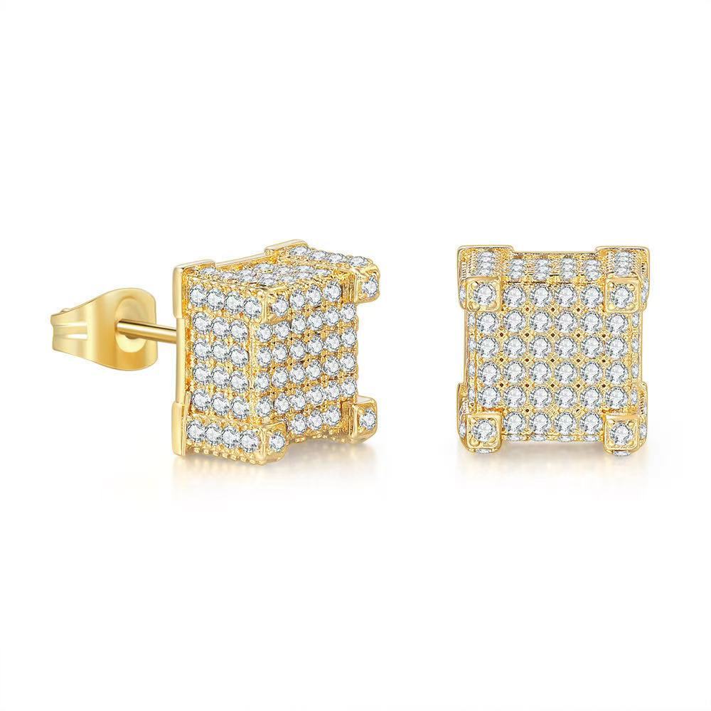 Men's Bright Magnetic Fashionable Light Luxury High-grade Cold Style Elegant No Earrings