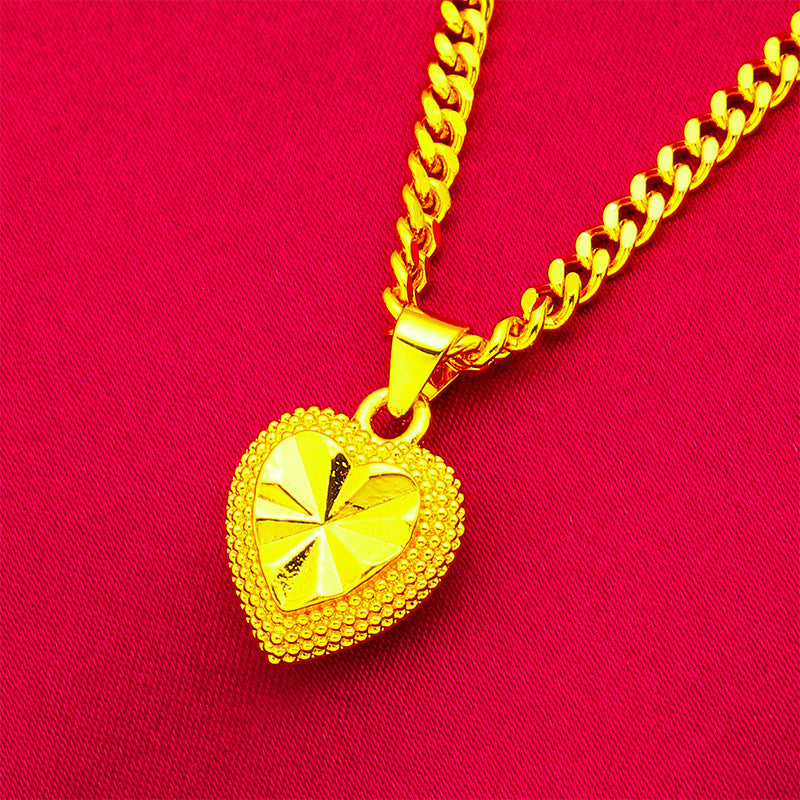 Women's Vietnam Placer Gold Fashion Love Philippines Necklaces