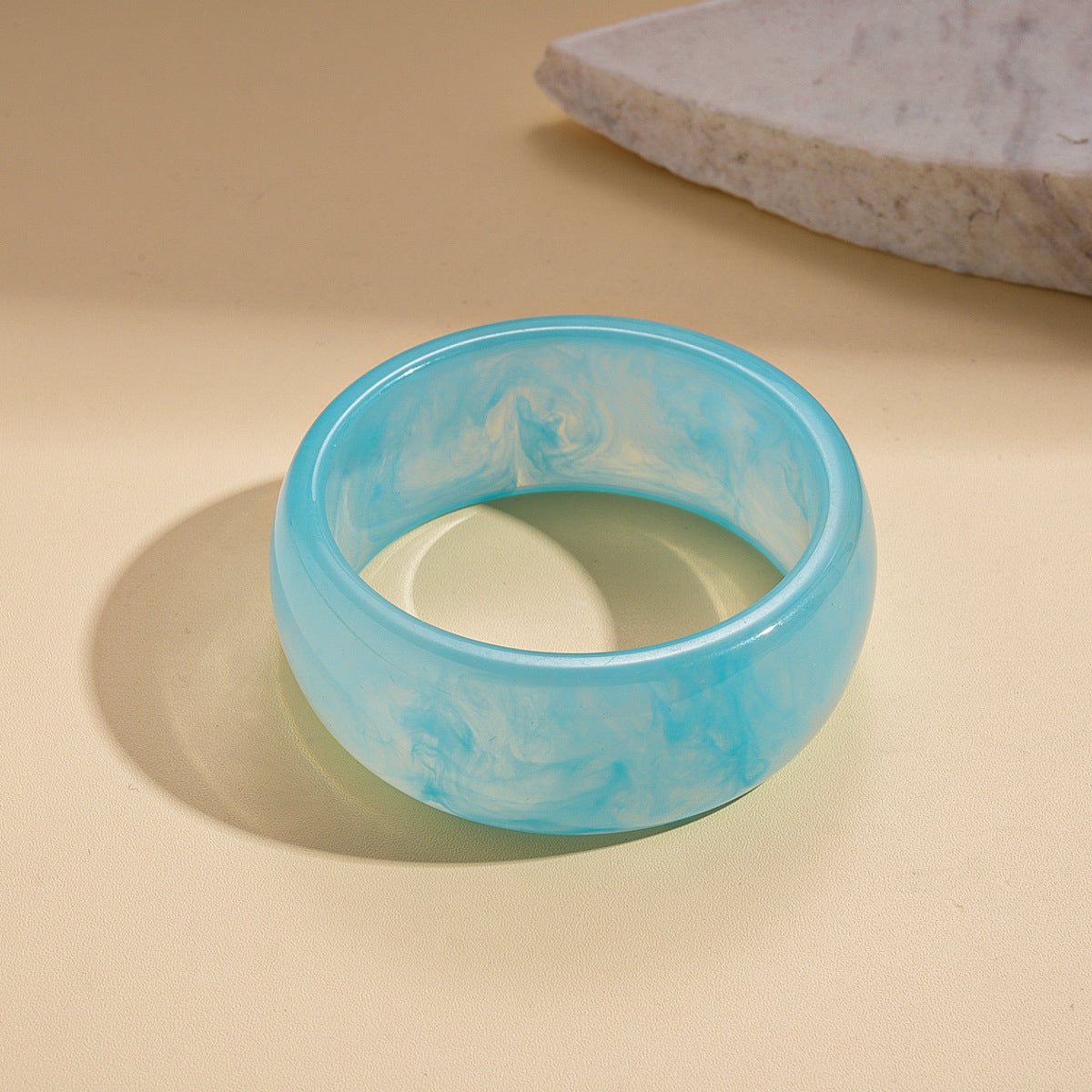 Women's Irregular Resin Minority Simple Retro Temperament Personality Fashion Design Unique Bracelets