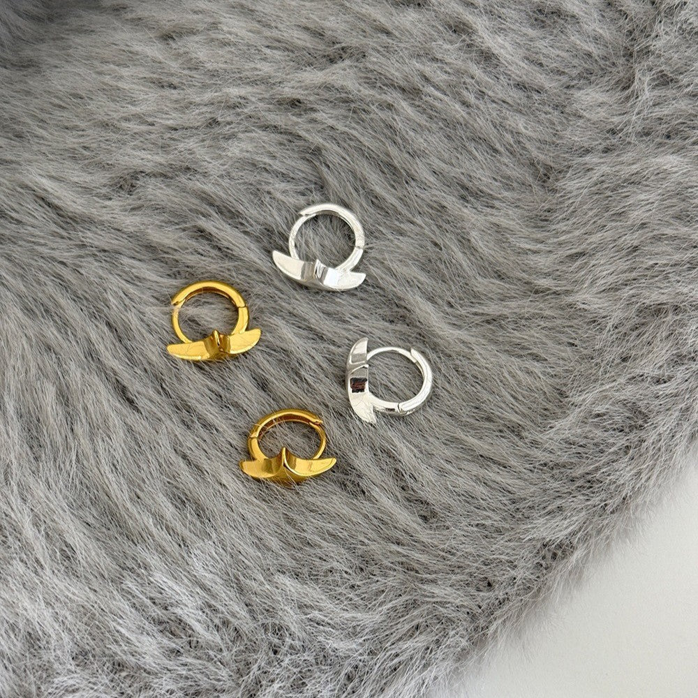 Women's & Men's Twin Temperament Ear Clip Design Personality Earrings