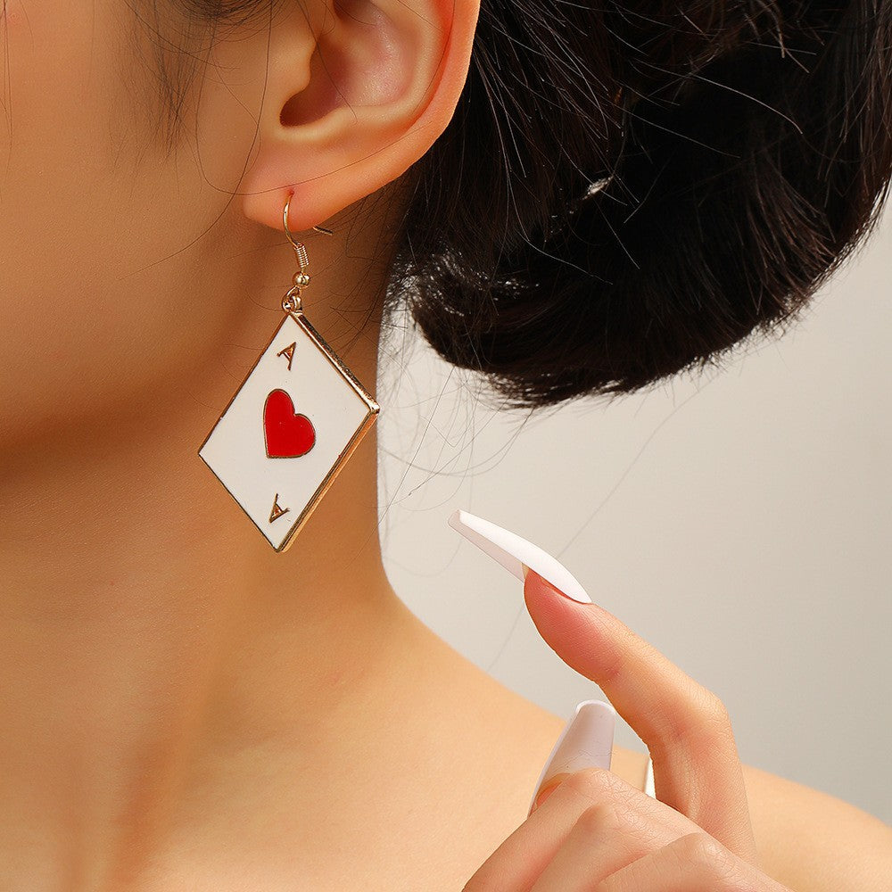 Cold Talk Jewelry Simple Personality Creative Design Earrings