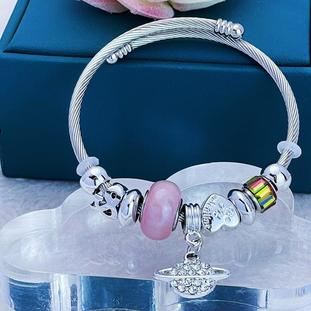 Bracelets d'ornement de Dopamine colorés reine mère Saturne pour femmes