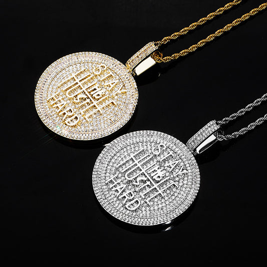 Men's Full Zircon Hip Hop Pendant For Necklaces