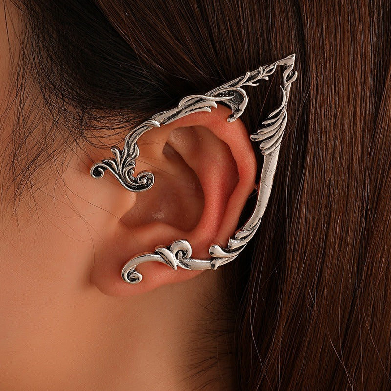 Women's Exaggerated Personalized Dark Vintage Elf Cuff Ear Clip