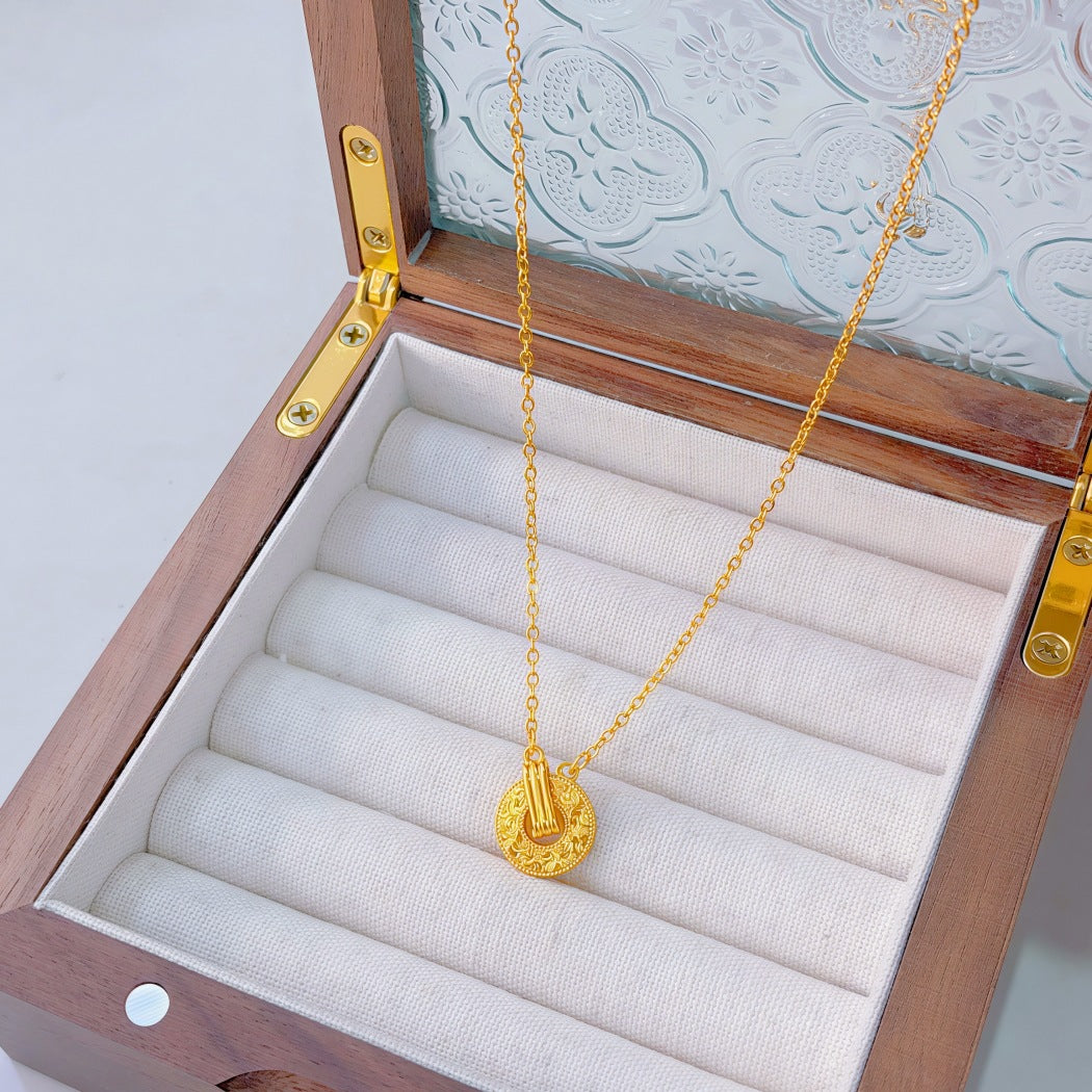 Ginkgo Leaf Variety Retro Affordable Luxury Fashion Design Necklace