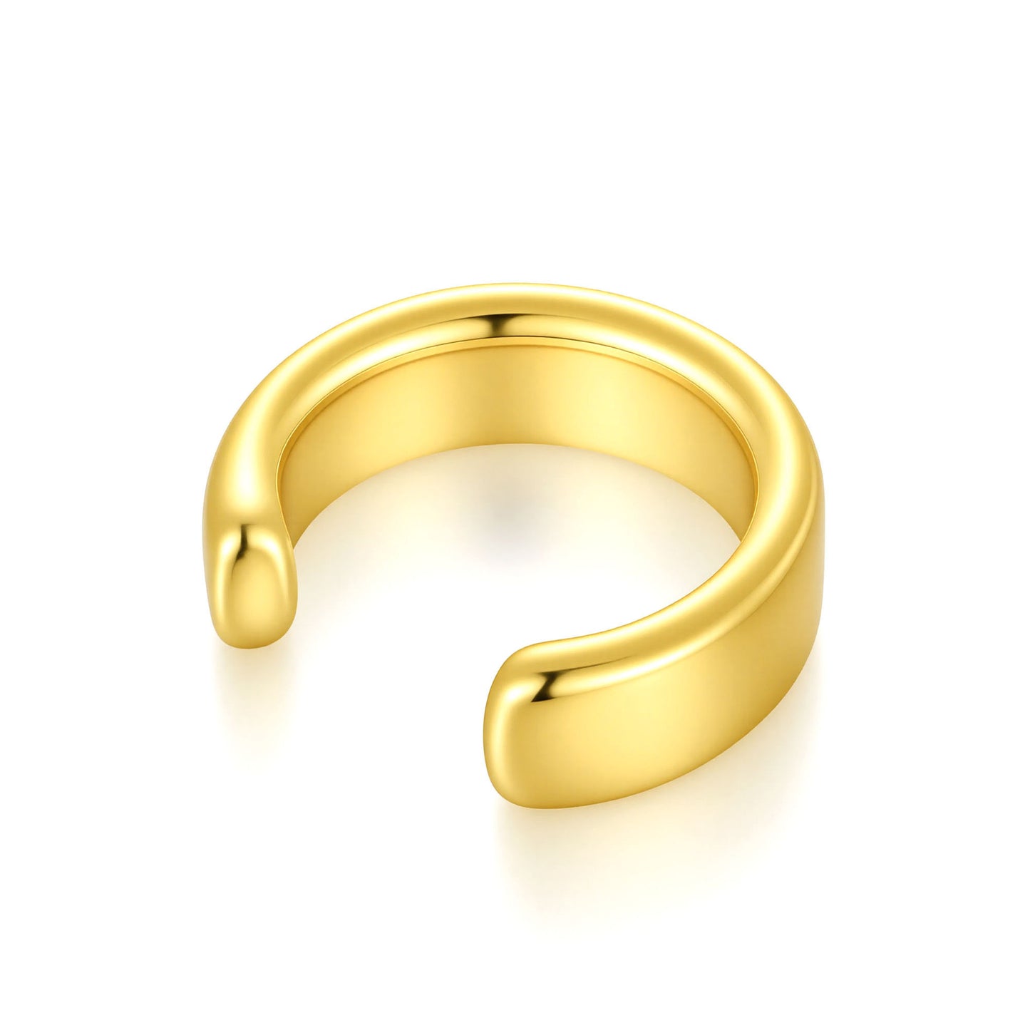 Copper Fashion Simple Single Shaped Earless Ear Buckle