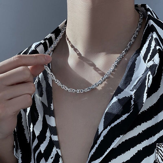 Steel Emperor Chain For Boys Trendy Hip Hop Necklaces