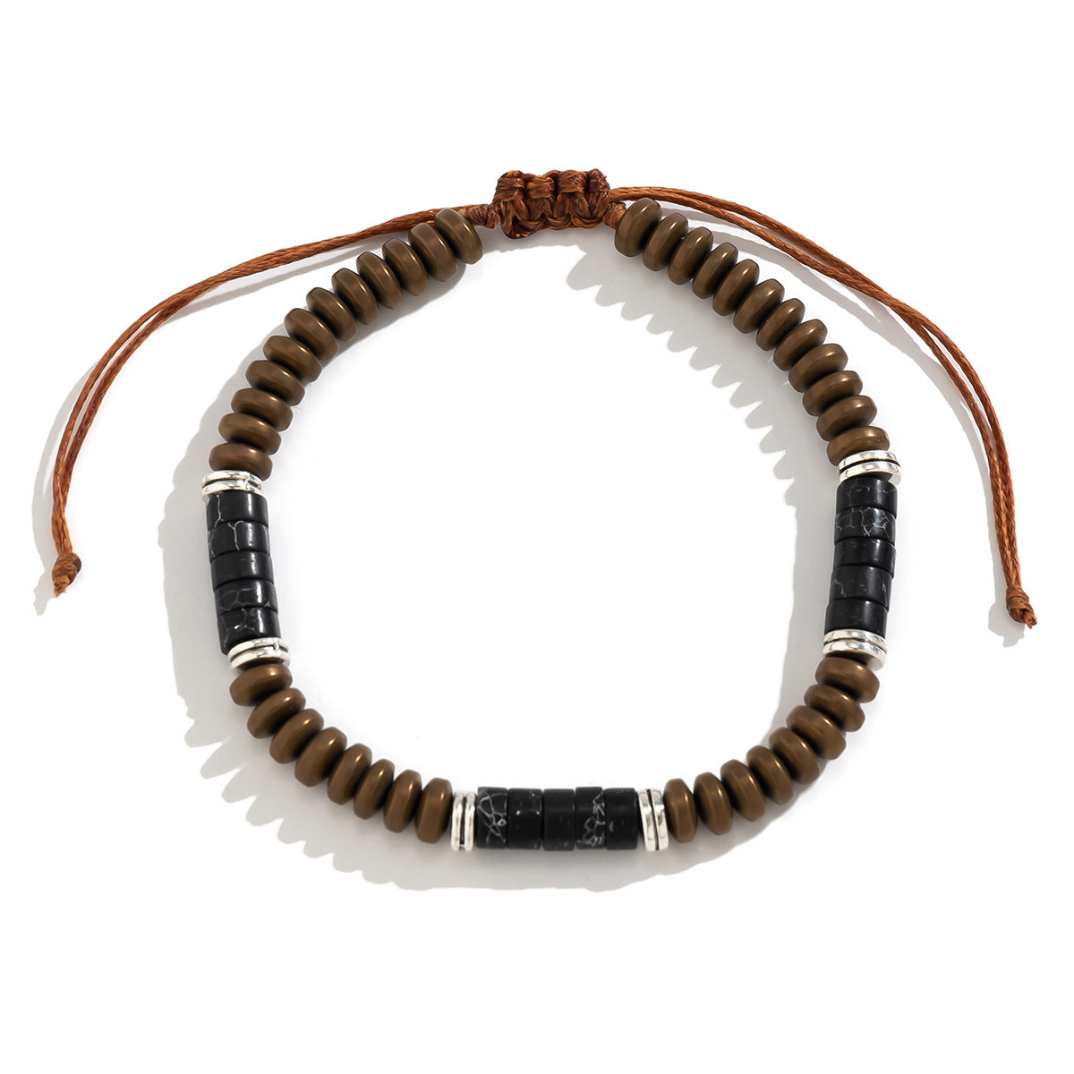 Herren Wax Line Türkis Minimalistische Hip Hop Trendy Einzigartige Armbänder