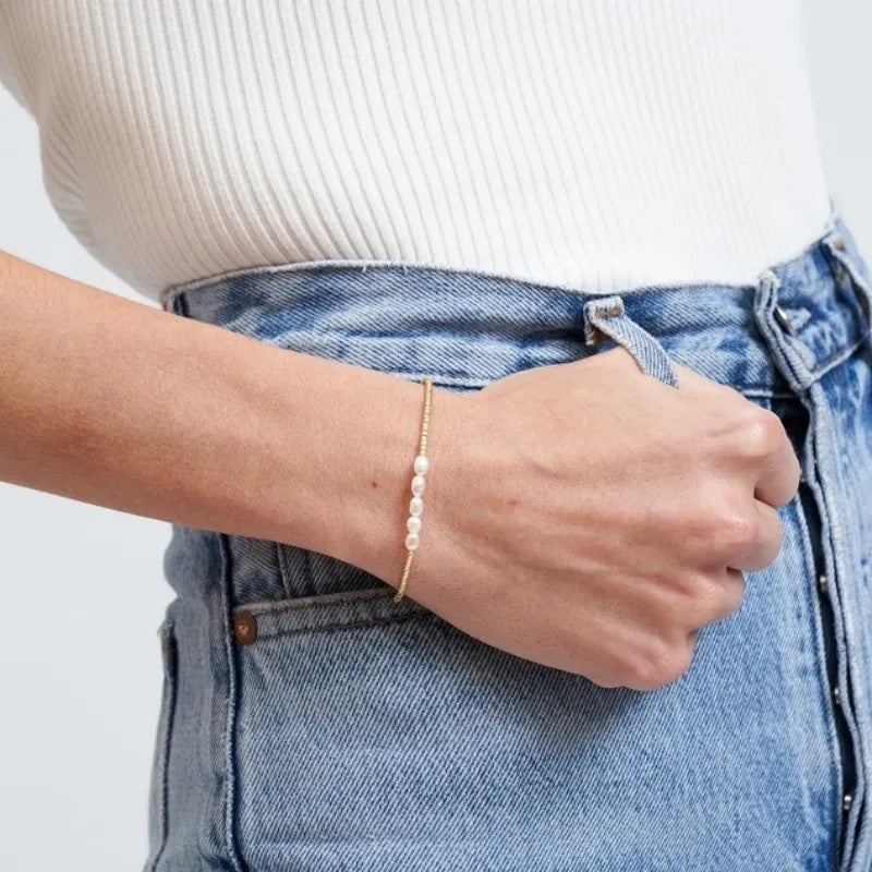 Bracelets de perles tissées à la main, Style féminin, niche