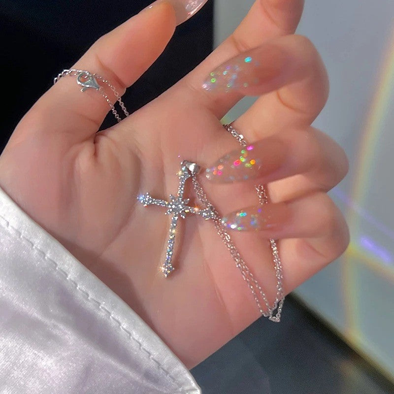 Versatile Niche Creative Personality Advanced Cross Necklaces