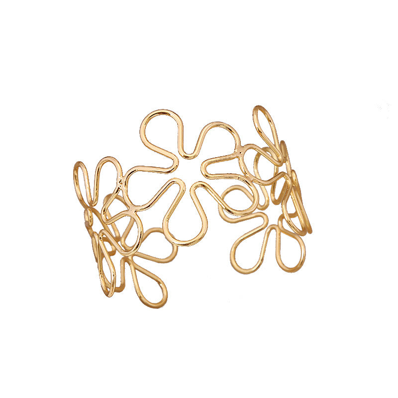 Hollow Flower Armband Geometric Simple Elegant Bracelets