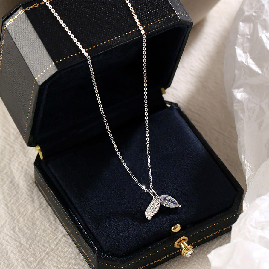 Hot Titanium Steel For Light Luxury Clavicle Chain The Rest Necklace