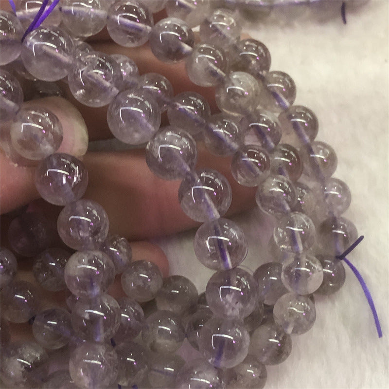 Natural Purple Ghost Cornucopia Snowflake Amethyst Bracelets