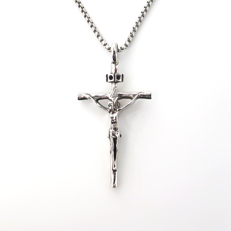 Stainless Steel Fashion Creative Cross Pendant Necklaces