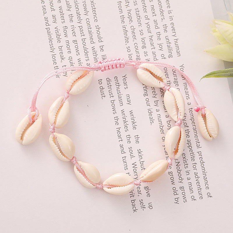 Seaside Style Beach Shell Ocean Woven Bracelets