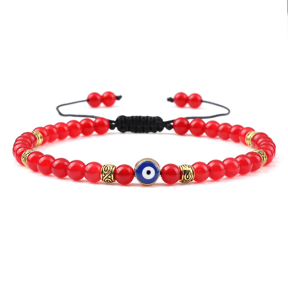 Eye Vintage Devil's Girlfriends Beaded Weave Bracelet