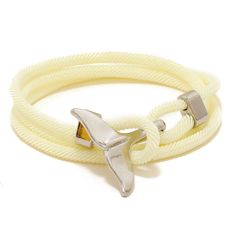 Style Whale Tail Personality Life Paar Armbänder