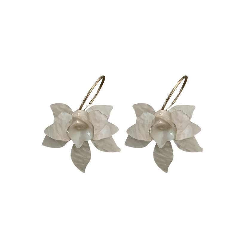 Orchid High-grade Style Gentle Temperamental Minority Rings