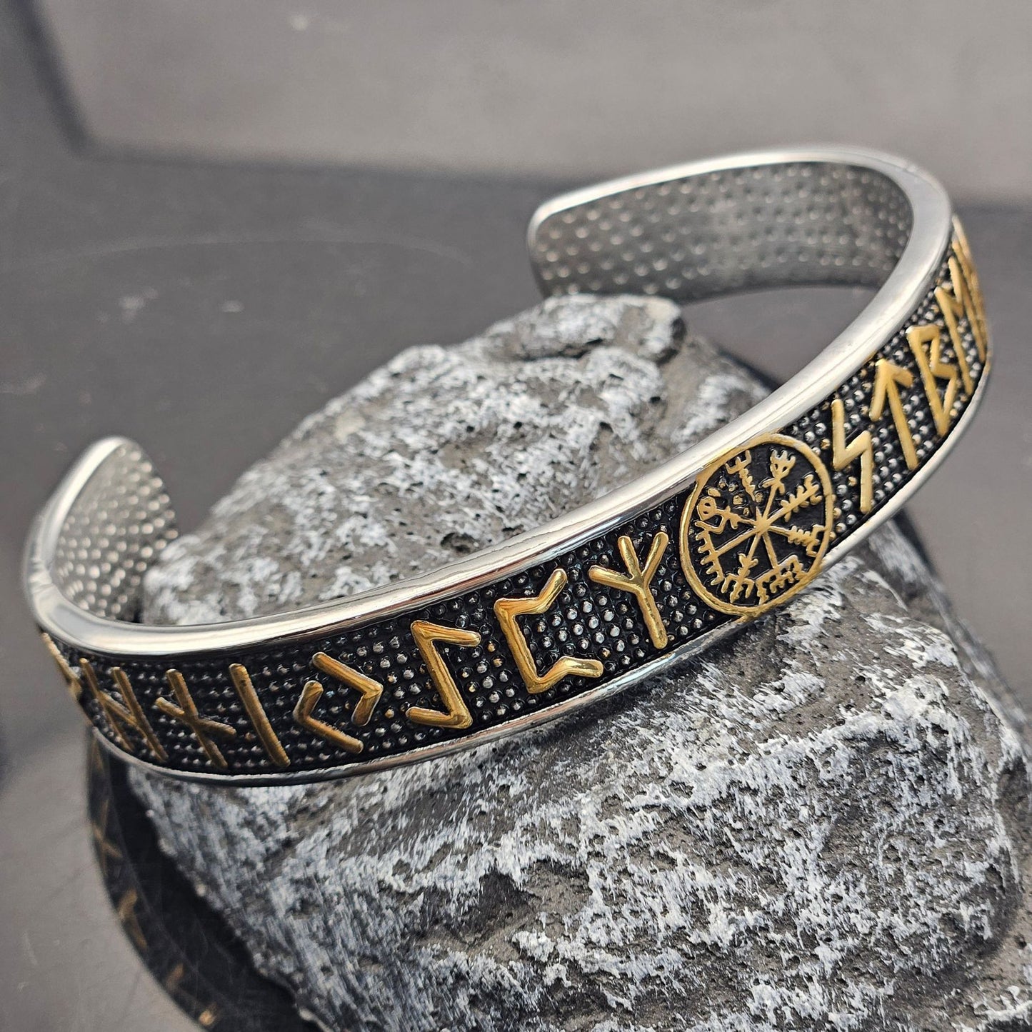 Viking Triangle Knot Titanium Steel Retro With Bracelet