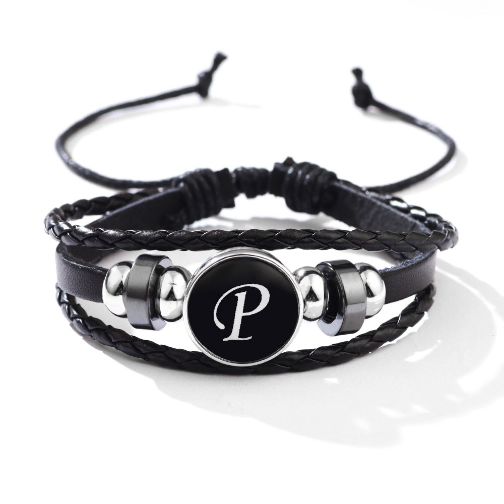 Classic Simple English Letter Personality Fashion Bracelets