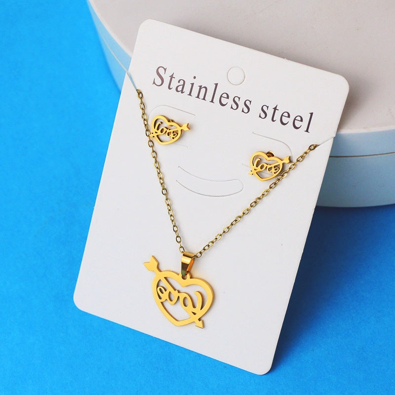 Butterfly Unicorn Sweet Personality Simple Stainless Steel Necklaces