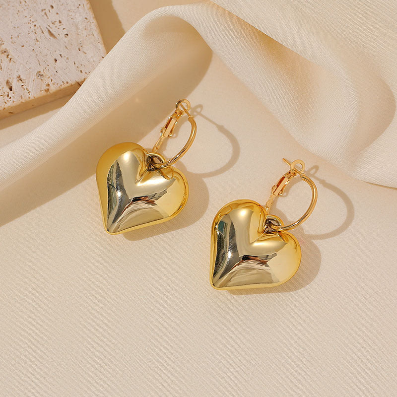 Simplicity Exaggeration Love High-grade Personality Geometry Jewelry Set