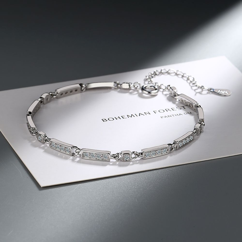 Bracelets complets simples en Zircon brillant pour femmes