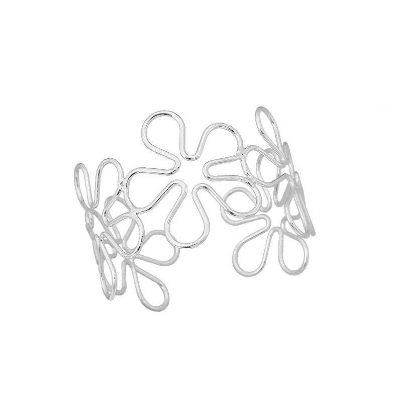 Hollow Flower Armband Geometric Simple Elegant Bracelets