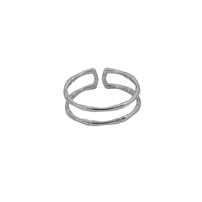Women's Bamboo Plain For Simple Opening Exquisite Daily Ring