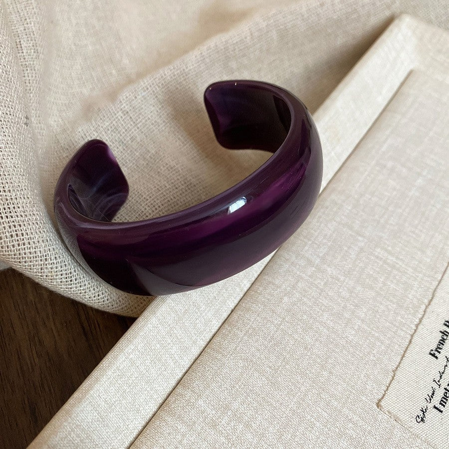 Irregular Resin Mori Style Simple Commute Light Bracelets