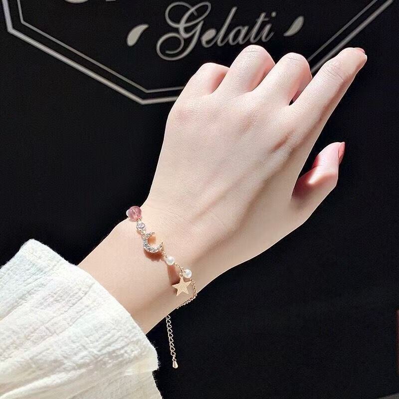 Zircon Pearl Female Design Advanced Korean Fashion Bracelet