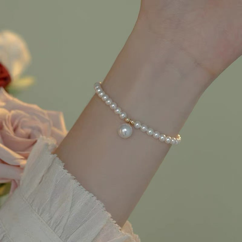 Women's Pearl Brace Lace Light Luxury High-grade Bracelet